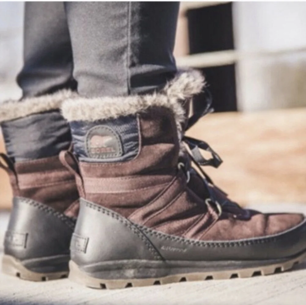Sorel Tivoli Faux Fur Waterproof Winter Boots - Size 7